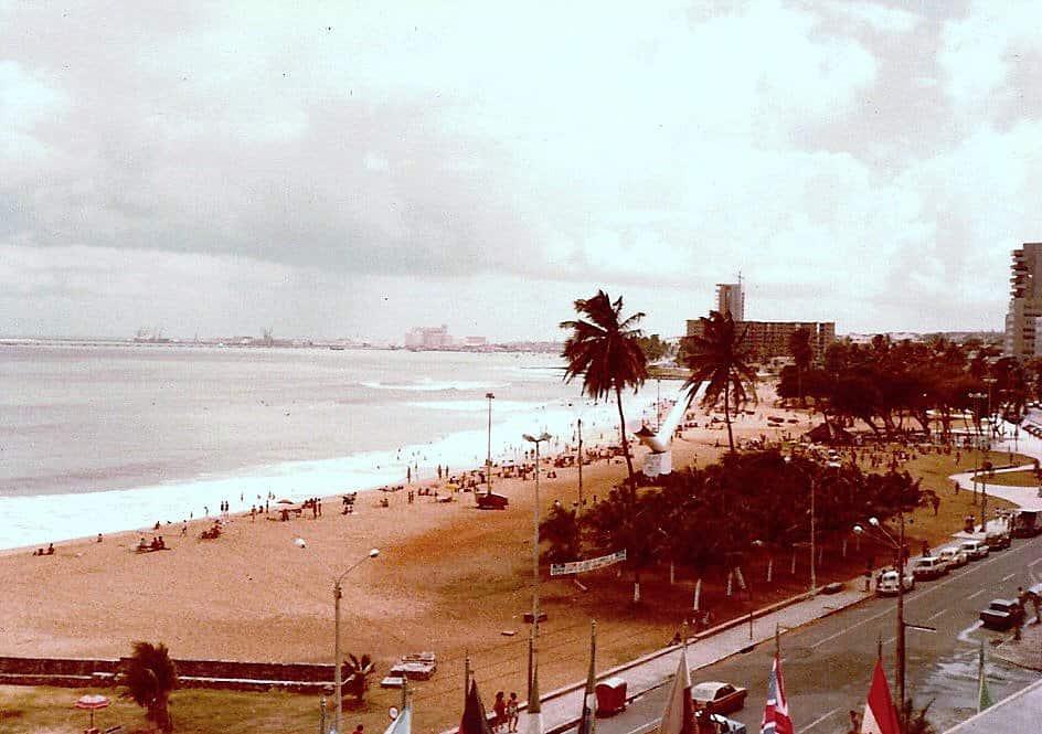 Image of Avenida Beira-Mar in the 1980s