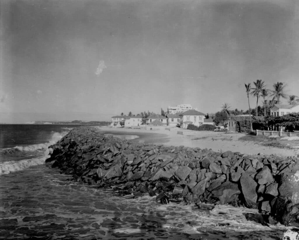 Breakwater at Iracema Beach in Fortaleza