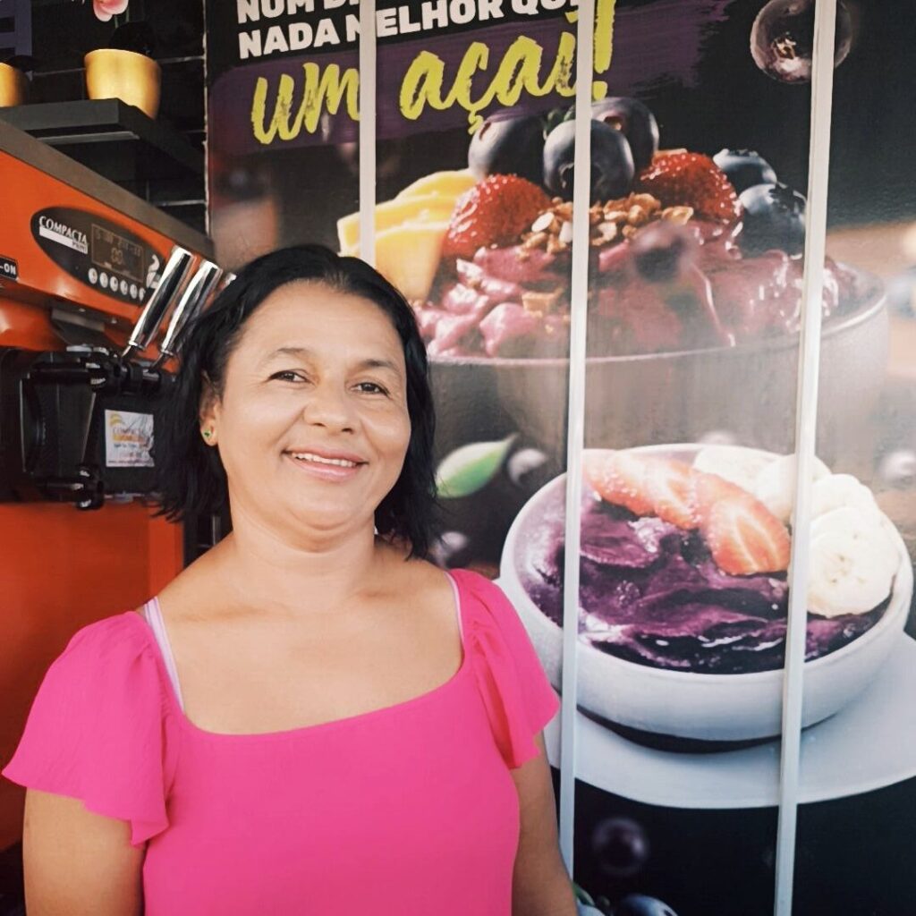 Sandra do Brisas do açaí