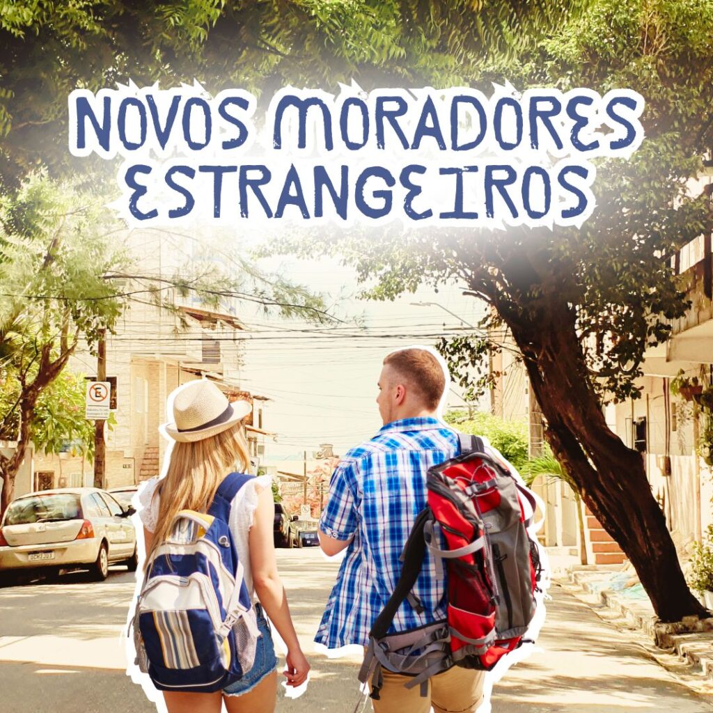 Novos moradores estrangeiros